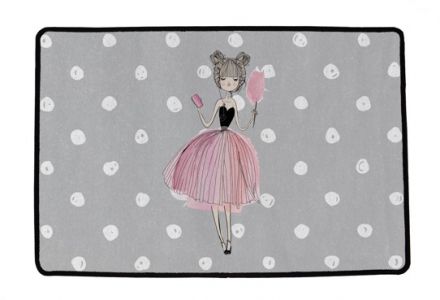 Interiérová rohožka pink girl 90 x 60 cm