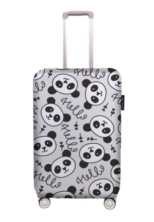 Luggage cover hello panda, size S