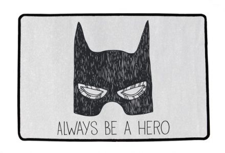 Kinderteppich multifunktional batman - be a hero 90 x 60 cm