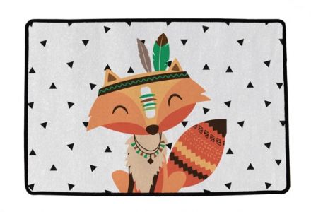Kinderteppich multifunktional indian fox 90 x 60 cm