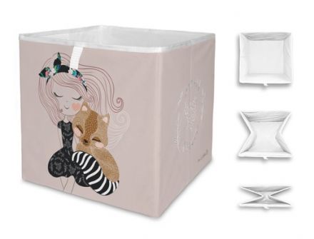 Storage box two princesses, 32x32cm