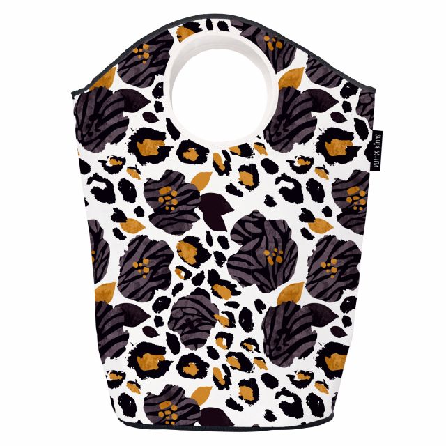 Koš na prádlo leopard print (80l)