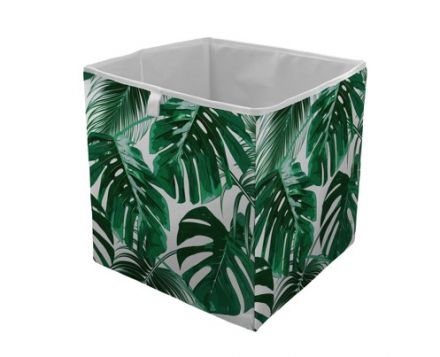 Storage box attractive green, 32x32cm