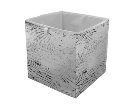 Storage box wooden texture, 32x32cm