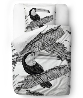 Bedding set toucan 135x200/80x80cm