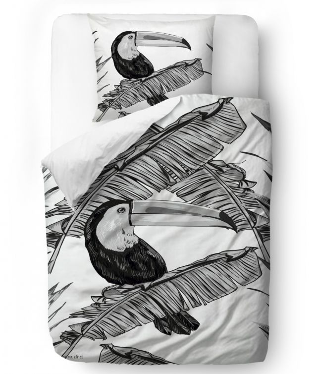 Bedding set toucan 155x200/90x70cm
