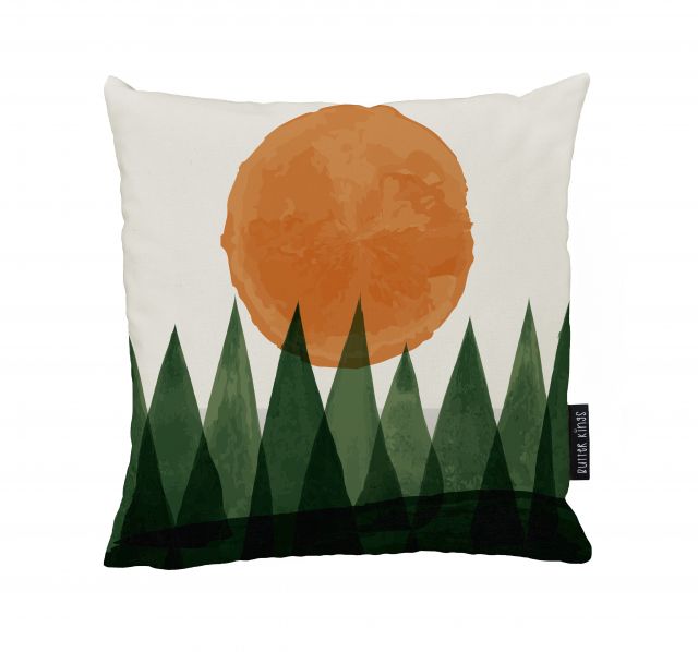 Cushion cover sleepy forest, canvas bavlna