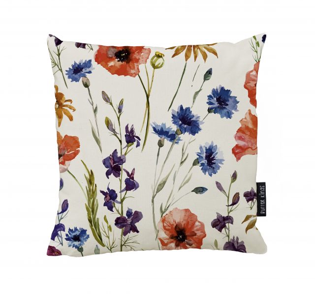 Cushion cover flower friends, canvas bavlna