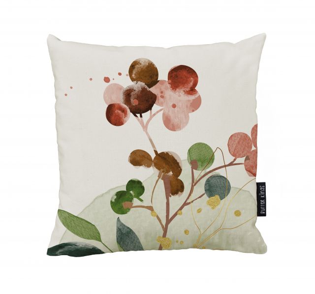 Cushion cover magic berries, canvas bavlna