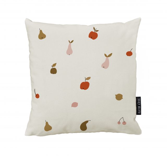 Cushion cover we love fruits, canvas bavlna