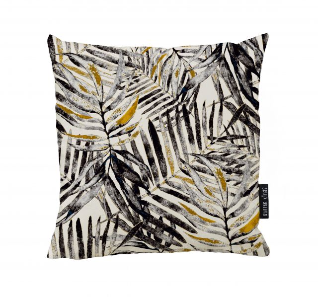 Cushion cover exotic gold, canvas cotton