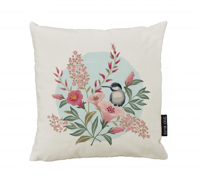 Cushion cover great tit, canvas cotton