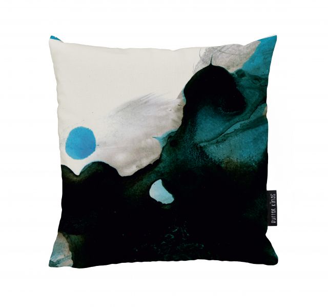 Cushion cover ink art, canvas cotton