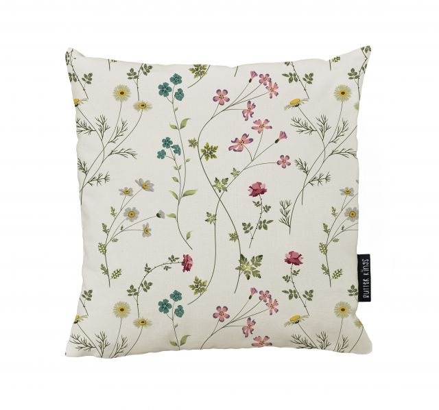 Cushion cover meadow vibes, canvas cotton