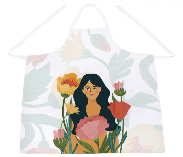 Apron flower or woman
