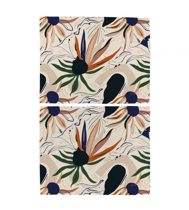 Set of 2 placemats late bloom