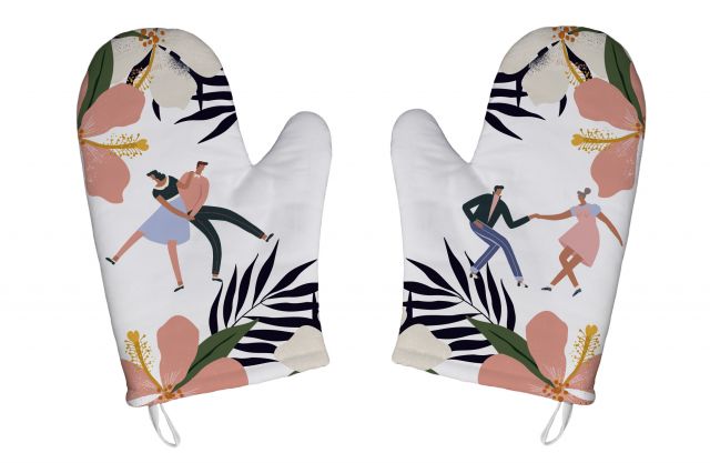 Oven gloves dancing all night