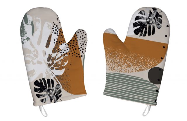 Oven gloves montera shapes