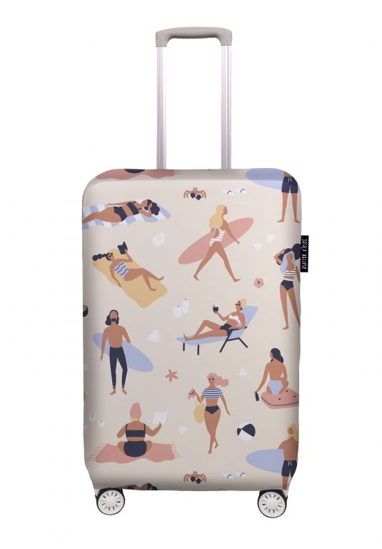 Luggage cover beach life, size M