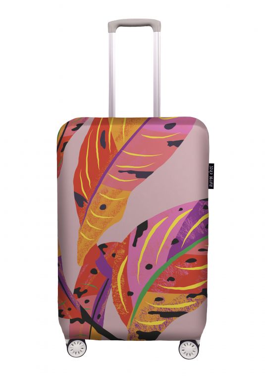 Luggage cover poison leaf, size S