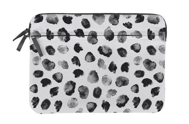 Laptop cover black paws