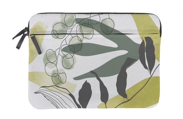 Laptop cover shades of green, 35x25cm