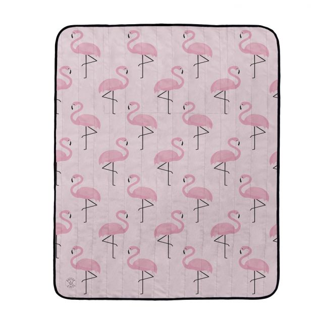 picnic blanket amazing flamingos