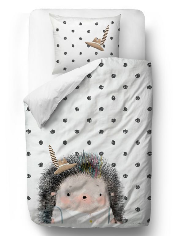 Bedding set Forest School-Hedgehog Boy 155x200/90x70cm