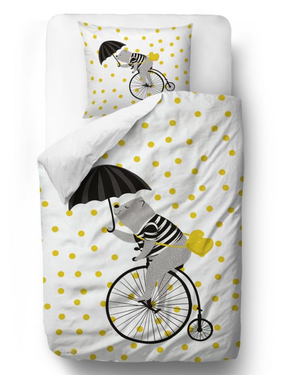Bedding set cycling in the sky 155x200/90x70cm