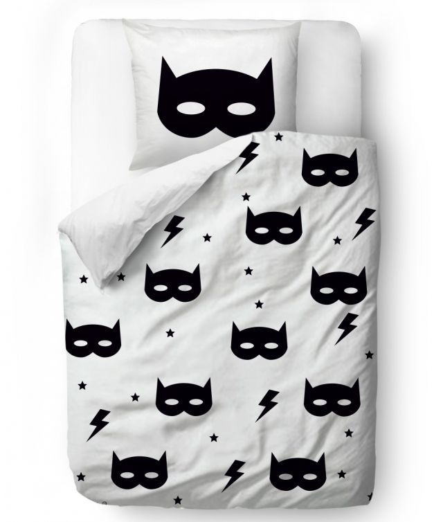 Bedding set batman - black hero 155x200/90x70cm