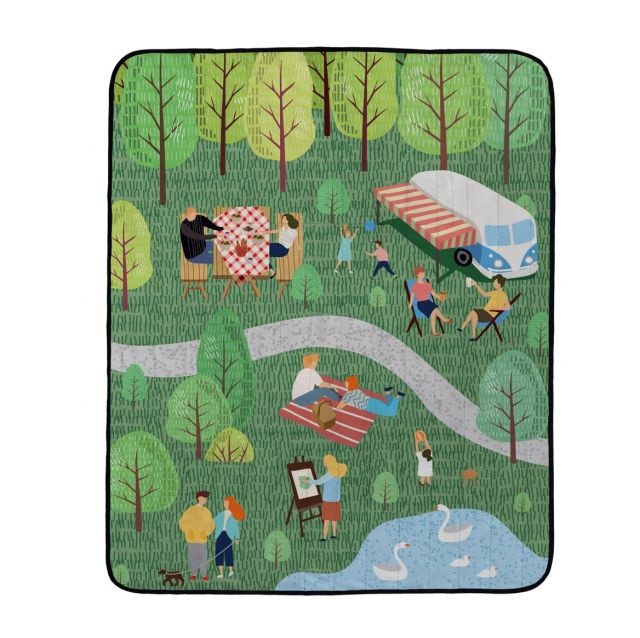 Picknick-Decke camping trip