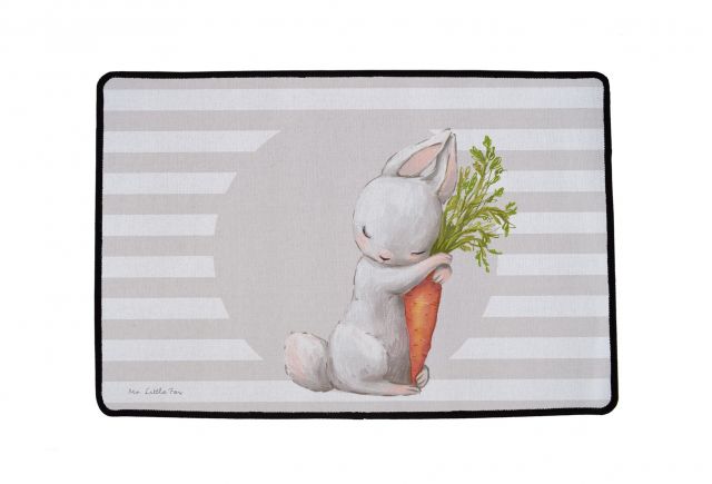 Kinderteppich multifunktional forest school-hugging bunnies 90 x 60 cm