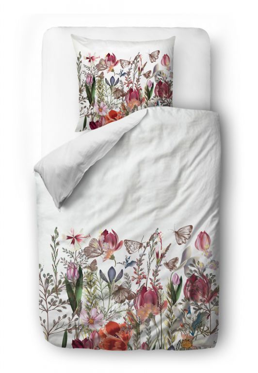 Bedding set floral 135x200/60x50cm