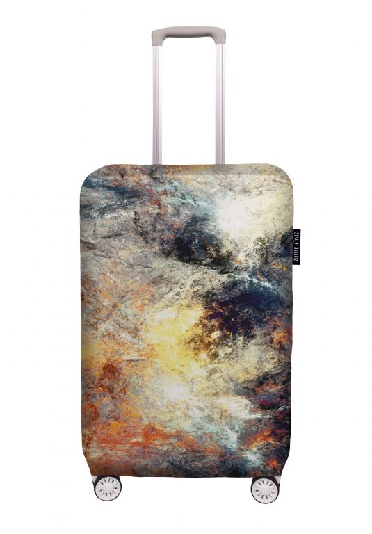 Luggage cover copper dust, size S