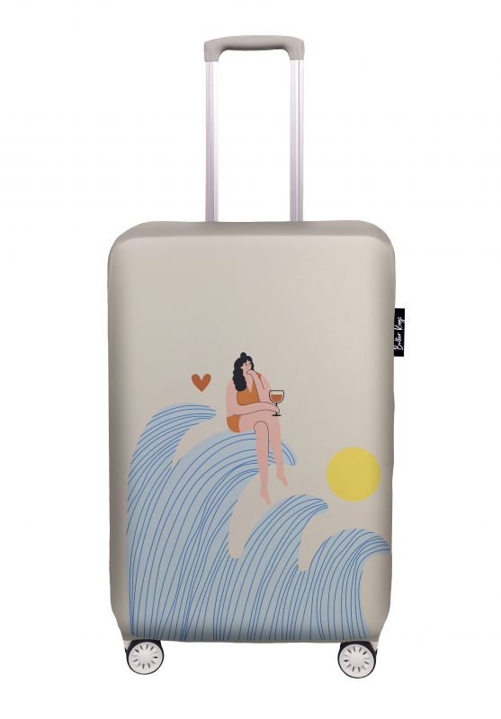 Luggage cover ideal vacation, size S