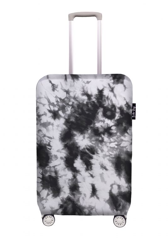 Luggage cover black batik, size S