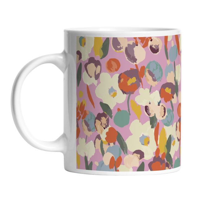 Tasse colours and flowers