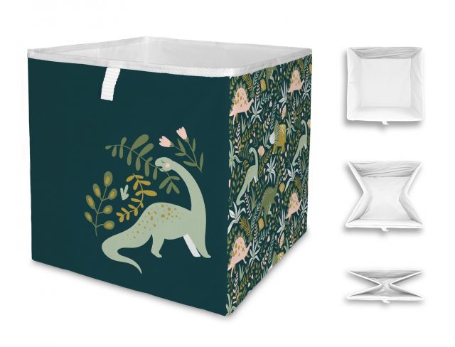 Storage box friendly dinosaurs, 32x32cm