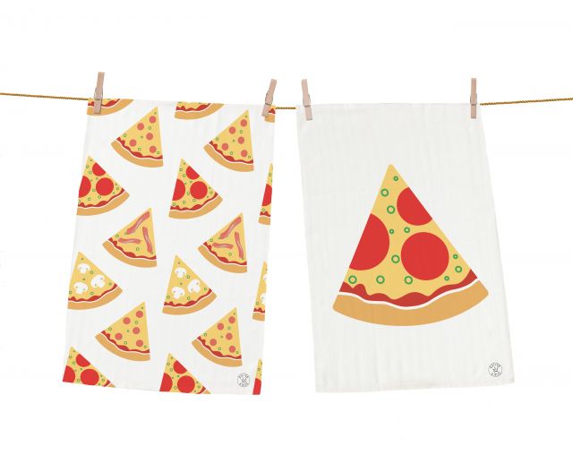 Geschirrtücher – Set tasty pizza