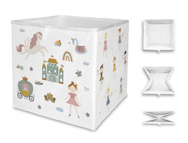 Úložná krabice fairy kingdom, 32x32cm