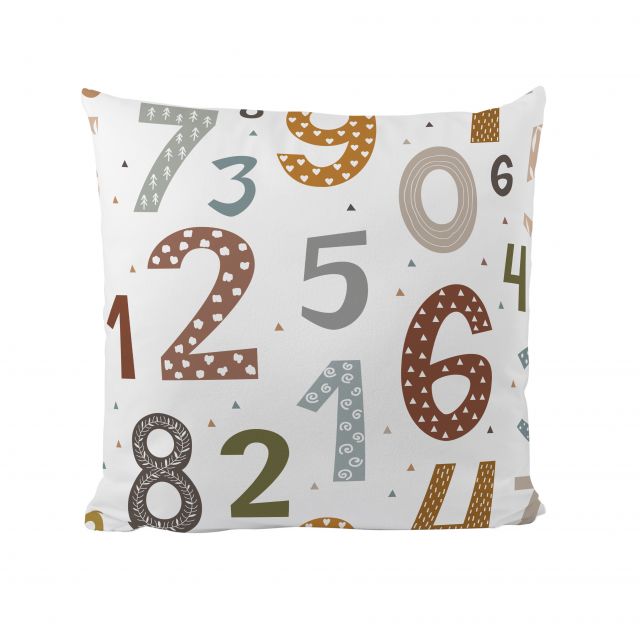 Cushion cover numbers everywhere, microfibre