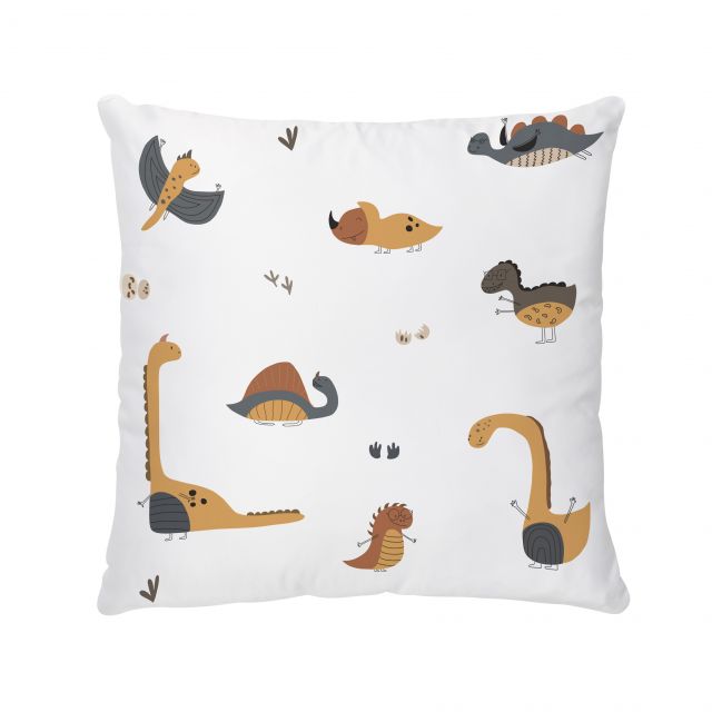 Cushion cover dinosaurs, cotton