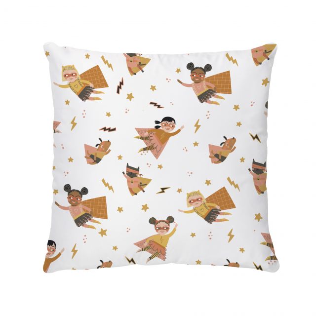 Cushion cover heroes fly, cotton
