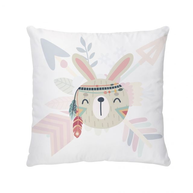 Cushion cover indian bunny, cotton
