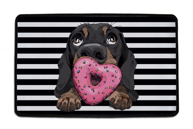 Fußmatten pup in love, 60 x 40 cm