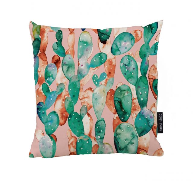 Cushion cover Watercolour Cactus