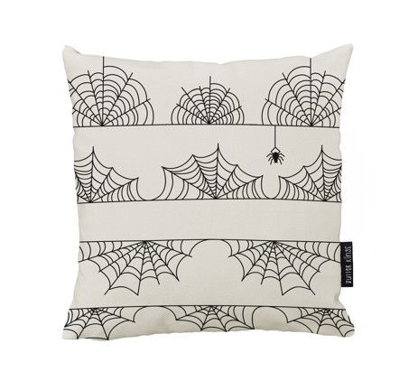 Kissenbezug spider web, canvas baumwolle