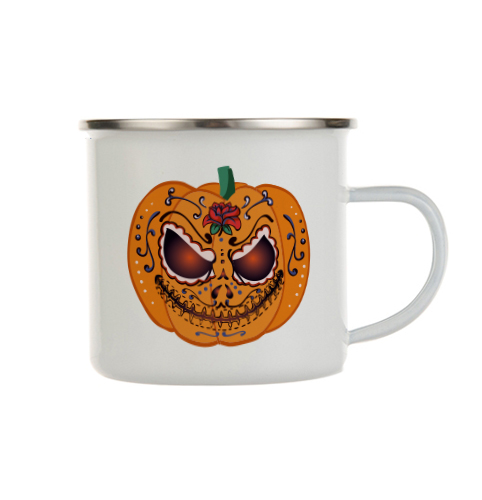 Enamel Mug mexican pumpkin
