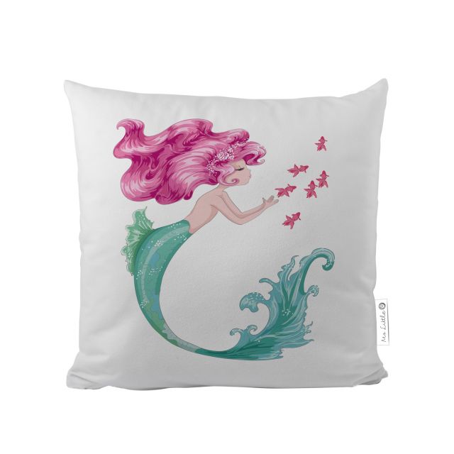 Cushion cover cotton sparkle pink hair
