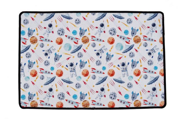 Rug multifunctional let's go to space, 75 x 45 cm